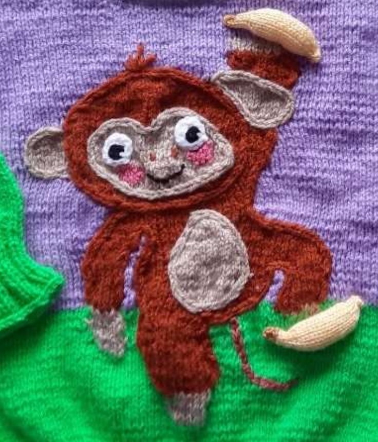 Nr. MB 20 Äffchen mit Bananen